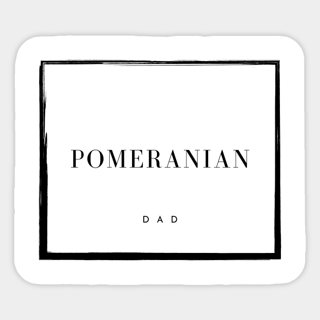 Pomeranian Dad Sticker by DoggoLove